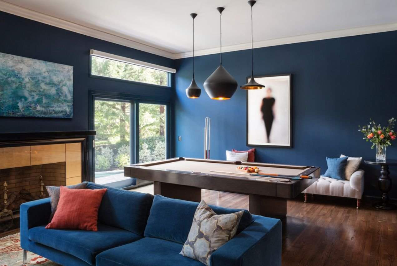 Синий цвет в интерьере квартир: 10 удачных дизайнов